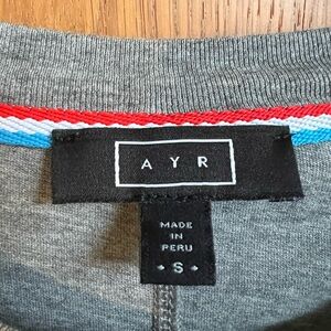 AYR the hangout tee in sports grey